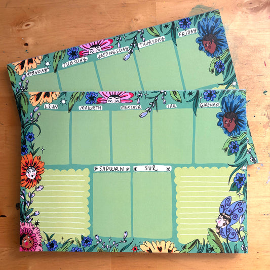 Blodau Weekly Planner