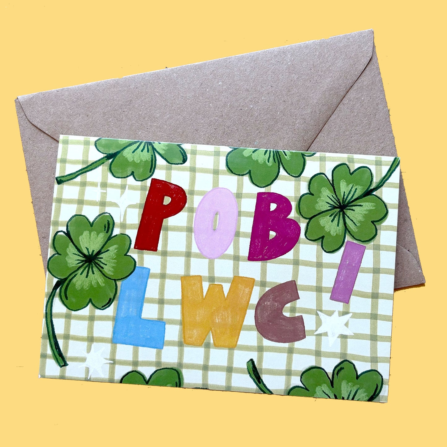 Pob Lwc Card