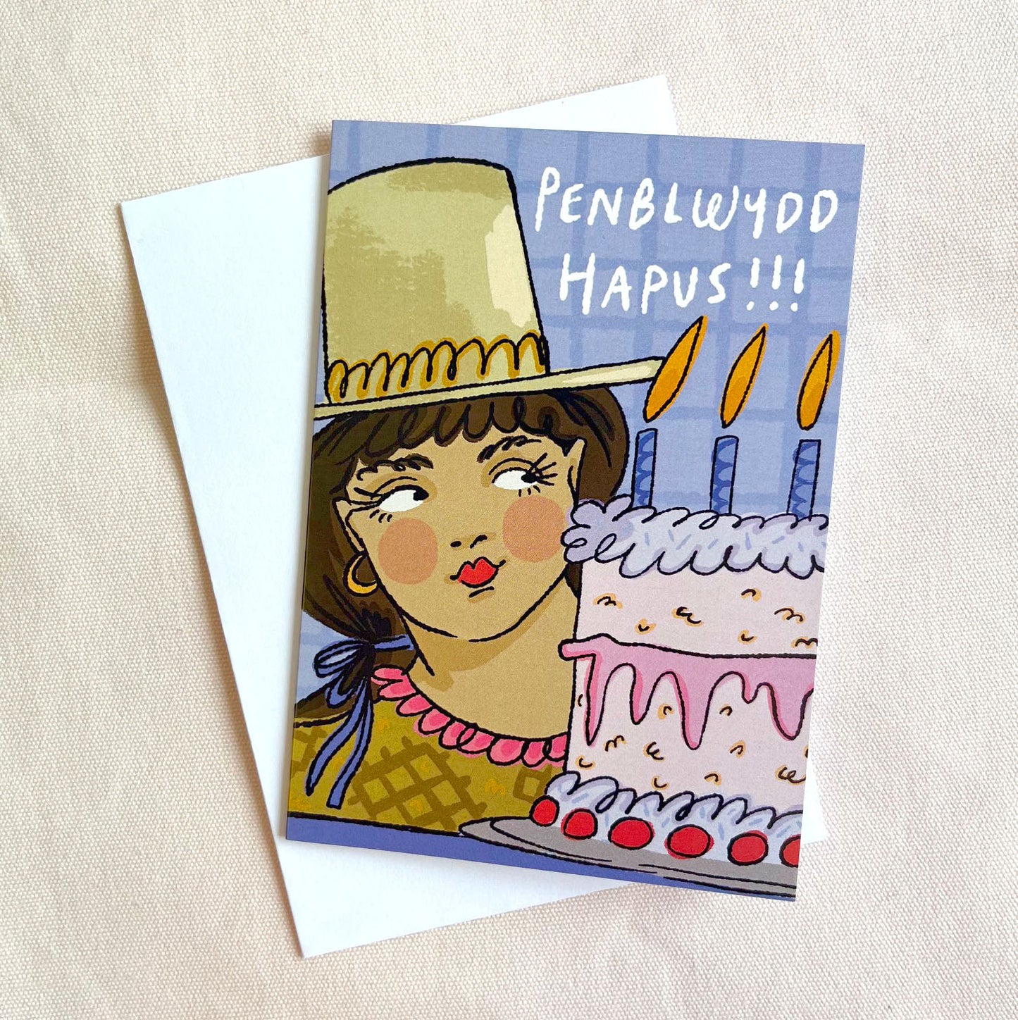 Penblwydd Hapus Card