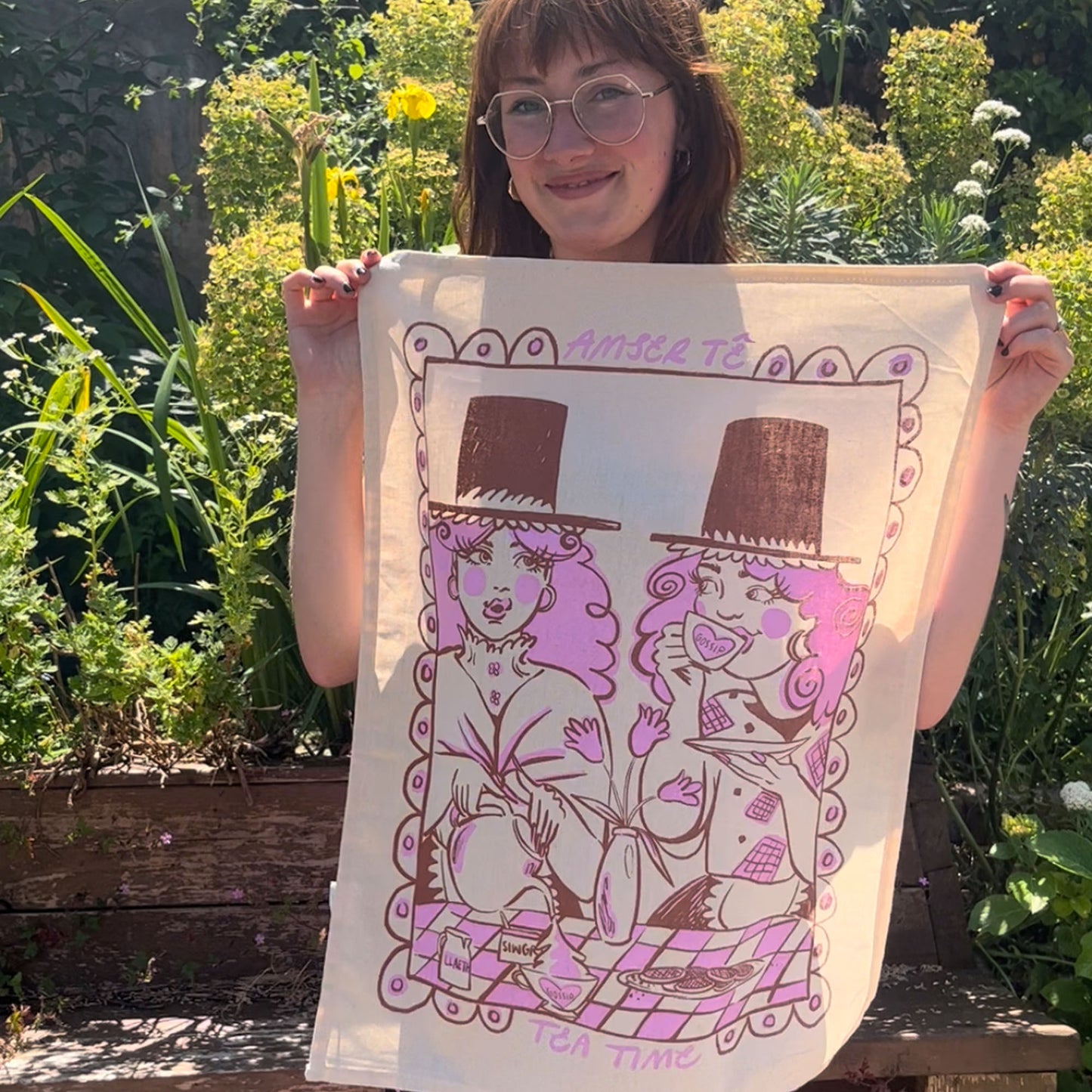 Amser Te Tea Towel