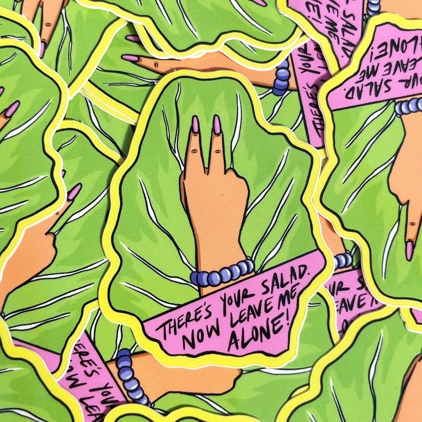 There's Your Salad Sticker