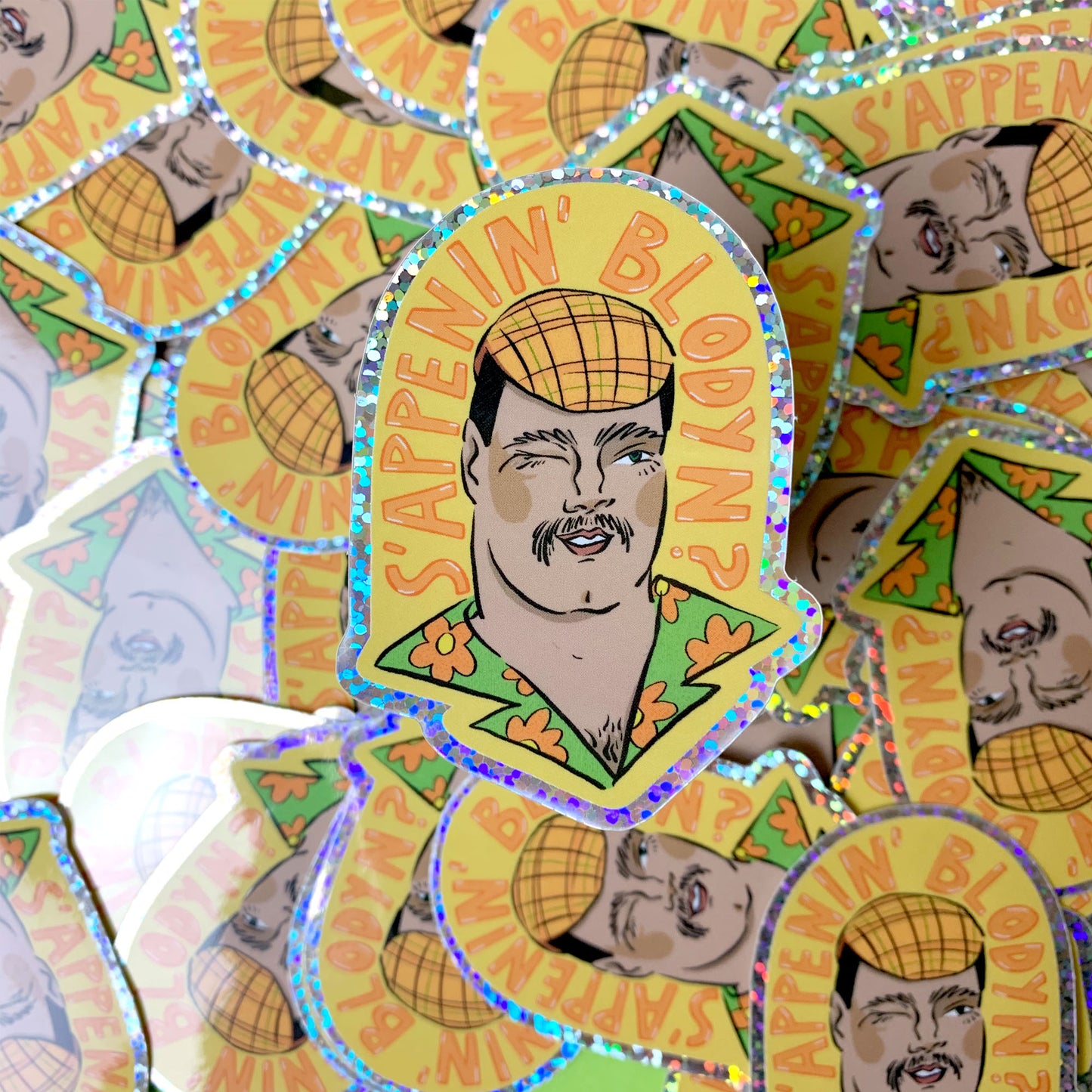 S'appenin' Blodyn Sticker