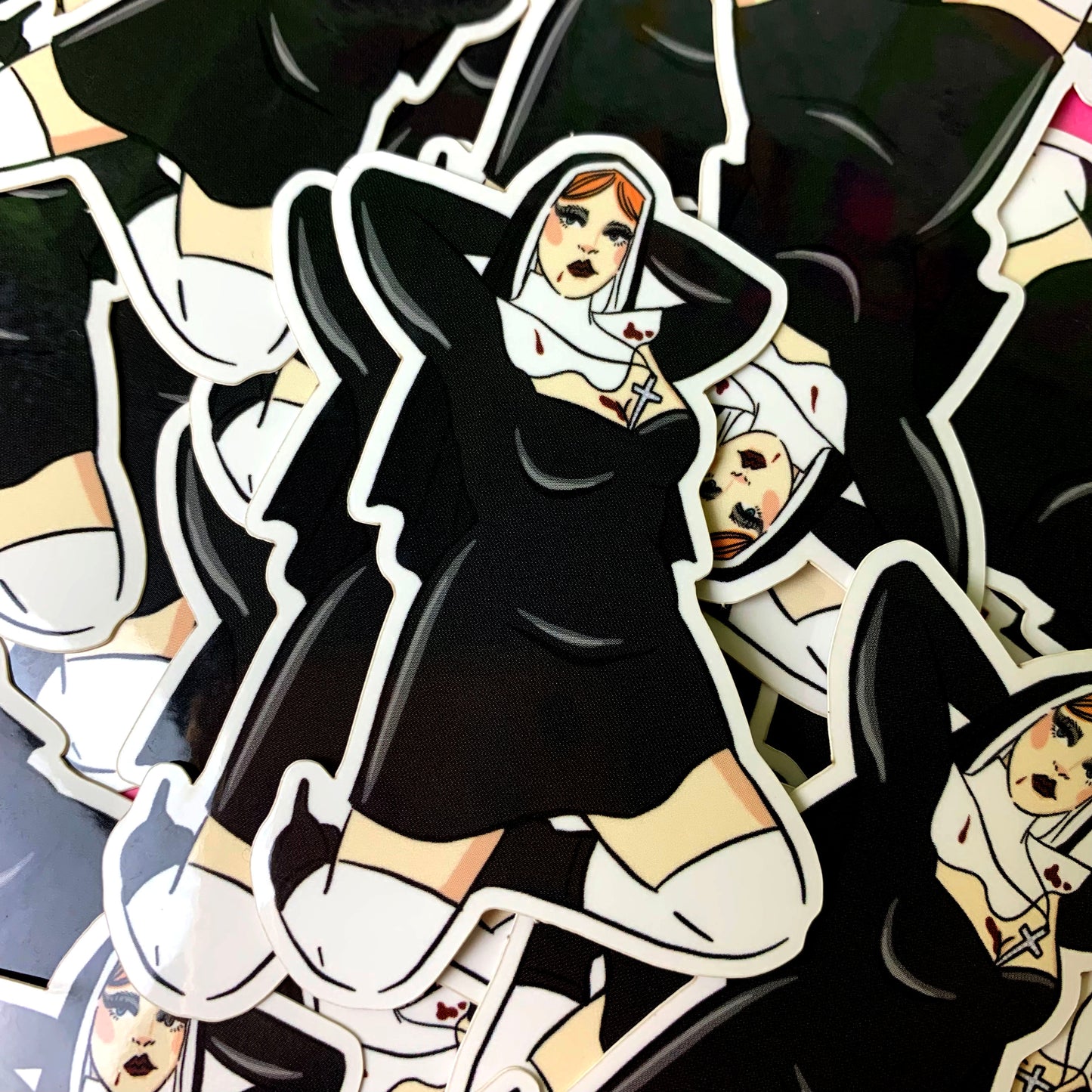 The Black Nun Sticker