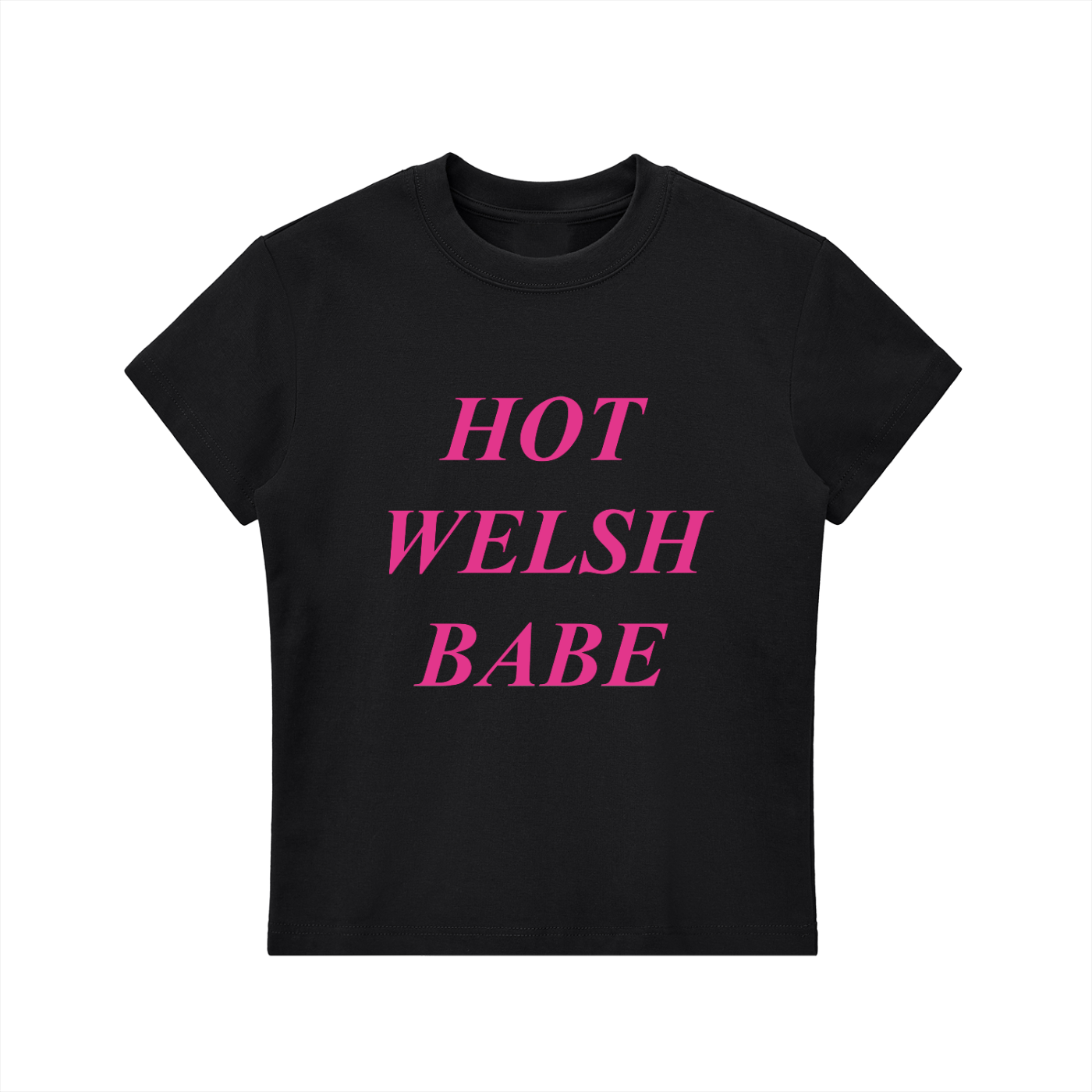 Hot Welsh Babe Fitted T-Shirt