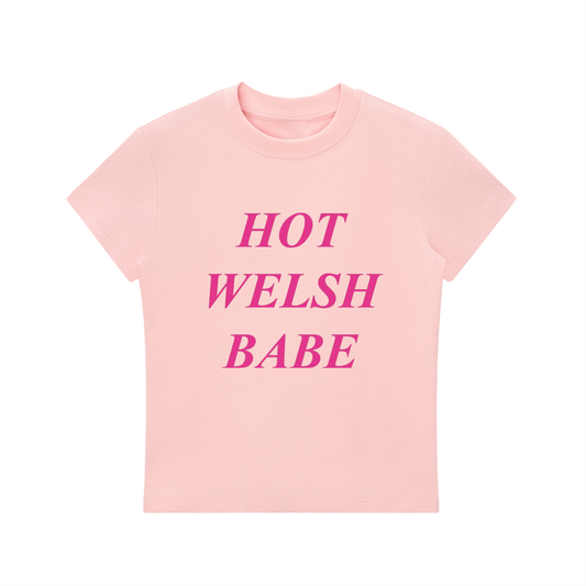 Hot Welsh Babe Fitted T-Shirt