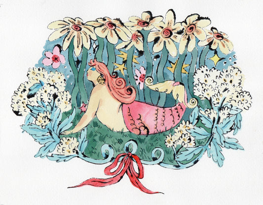 Garden Mermaid Original