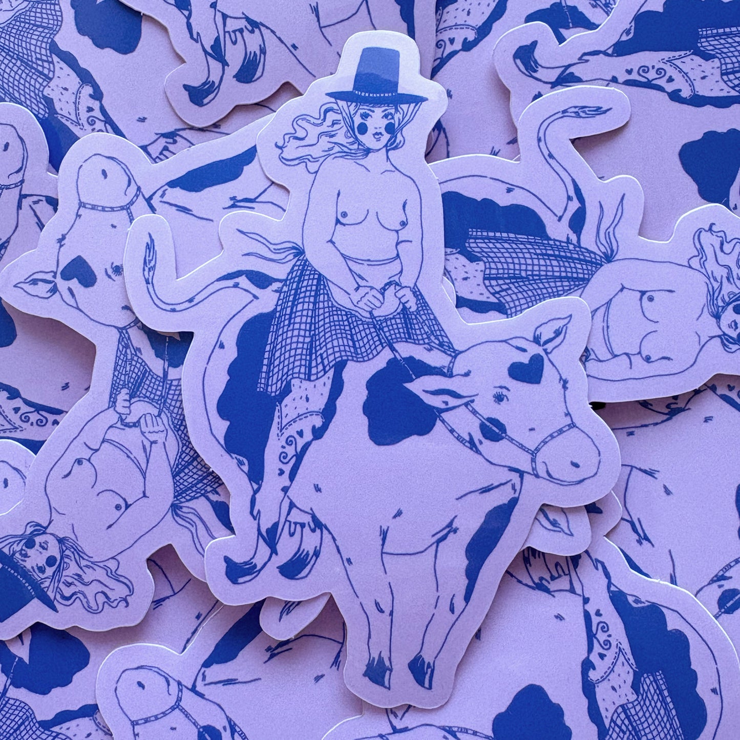 Cowgirl Sticker