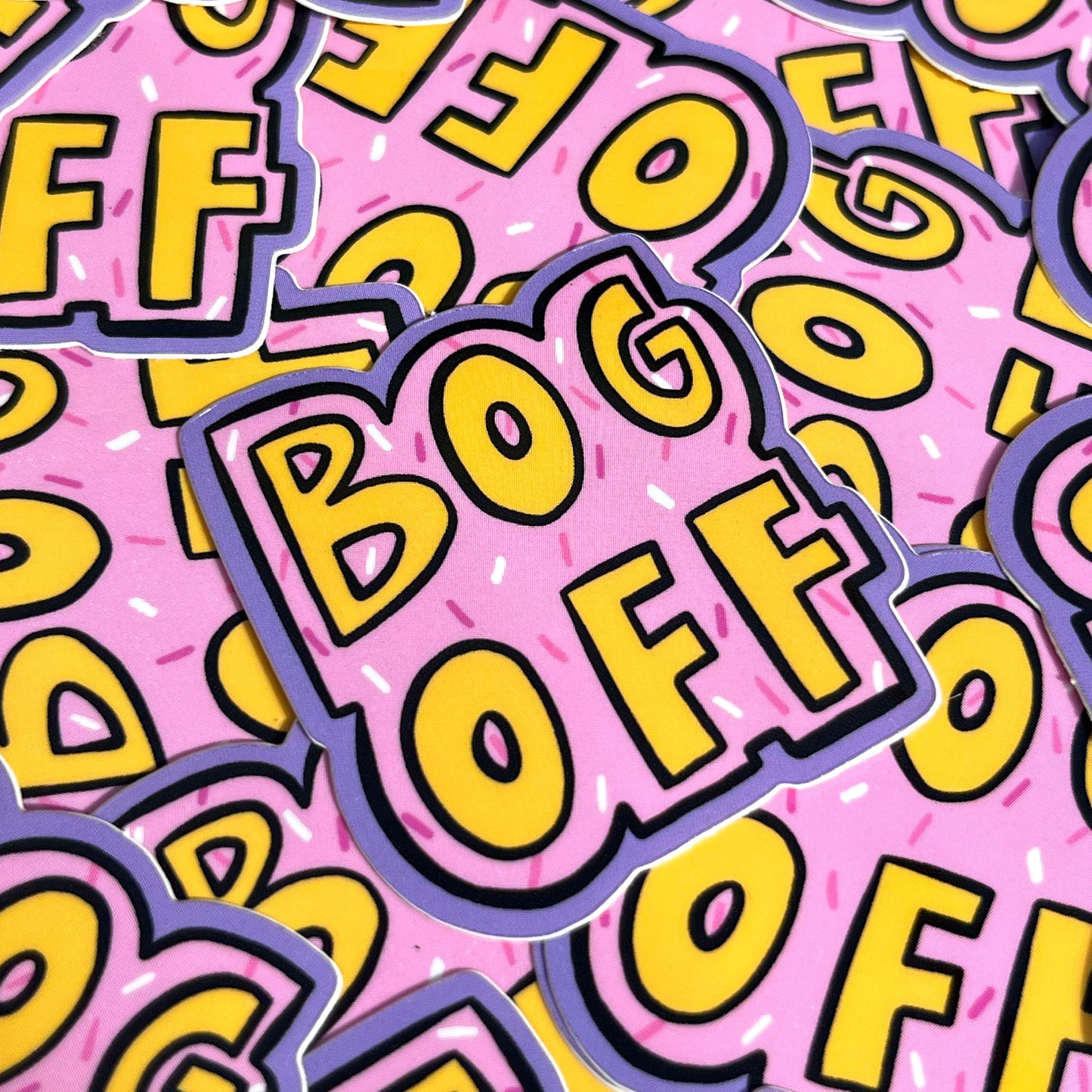 Bog Off Sticker