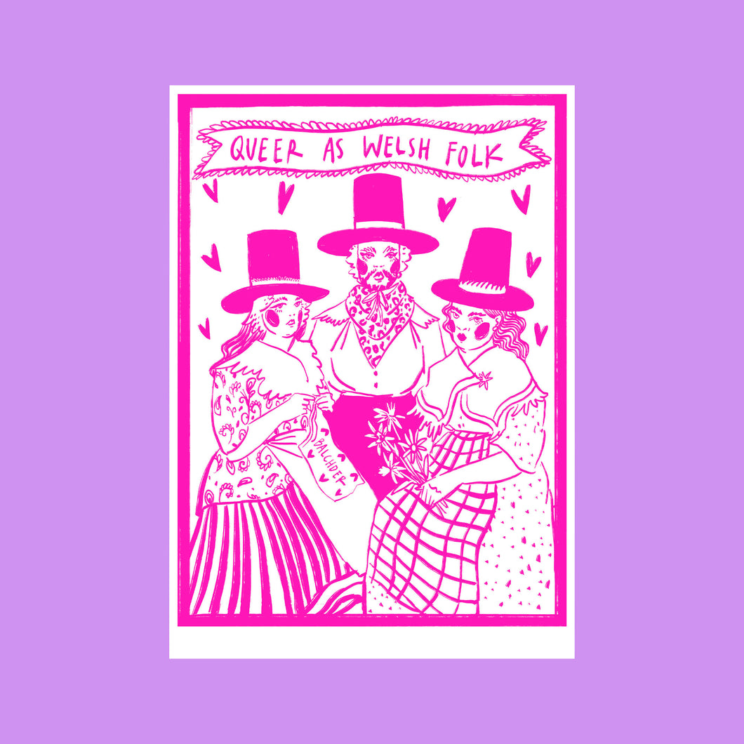Queer As Welsh Folk Print